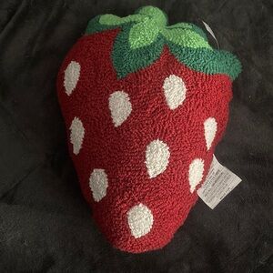 Strawberry decorative pillow